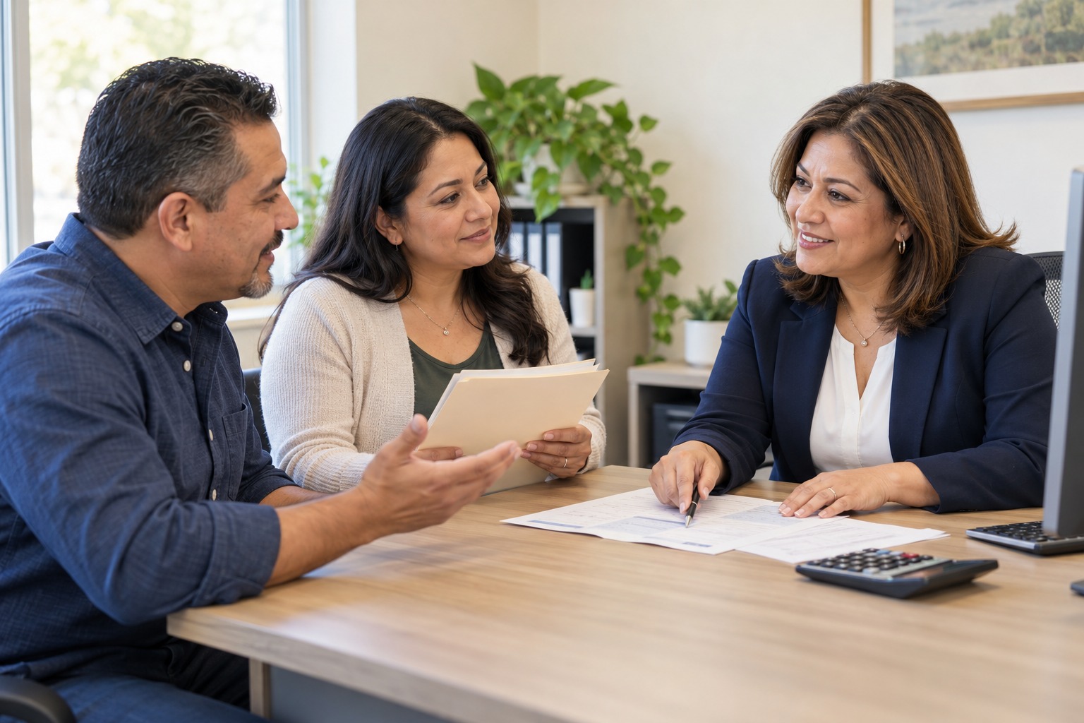 Abraham's Tax Services Client Consultation